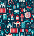 ramadan kareem icons set of arabianseamless vector image
