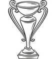 cup outline icon vector image