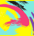 abstract online bright grunge hand drawn vector image vector image
