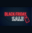 black friday sale banner vector image vector image