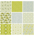 nature patterns vector image vector image
