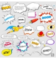 comic speech bubble vector image