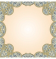 floral arabesque seamless background vector image