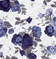 seamless floral pattern with roses vector image vector image