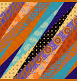 patchwork textile pattern seamless quilting vector image vector image