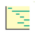 planning or schedule icon design 48x48 pixel vector image