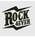 rock music print vector image vector image