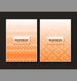vintage geometric pattern cover set vector image vector image