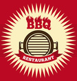 barbecue restaurant vector image vector image