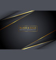 dark black and gold mosaic background modern vector image