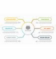 infographic design template with place for your vector image vector image