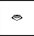 location pin icon simple style travel company big vector image
