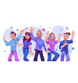 successful company dream team vector image