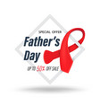 father day sale banner vector image
