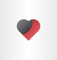 damaged heart love hurts concept vector image