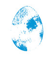 grunge color egg vector image vector image