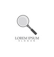 magnifying glass image logo icons app vector image