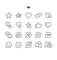emotions ui pixel perfect well-crafted thin vector image