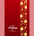 christmas banners set with fir branches gold vector image vector image