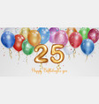festive birthday vector image