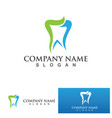 dental logo template vector image