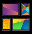 touch screen devices vector image vector image