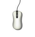 computer mouse in black and white design vector image