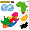 sourh africa vector image