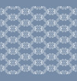 white decorative pattern vector image vector image