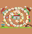 a board game vector image