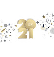 happy new year 2021 vector image vector image