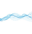 3d particles mesh array sound wave flowing round vector image