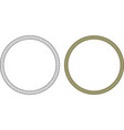 round loop rope vector image
