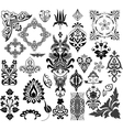 filigree set vector image vector image