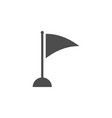 golf flag icon graphic design template vector image vector image