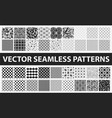 retro styled seamless pattern pack abstract vector image