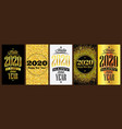 set business card templates vector image vector image