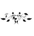 leaves vignette vector image