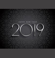 dark 2019 elegant background design vector image