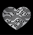 technology love vector image