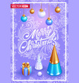 realistic 3d isometric merry vector image vector image