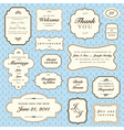 labels vector image vector image