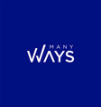 ways logo vector image