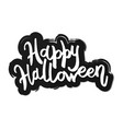 happy halloween message design background vector image