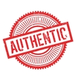 authentic stamp rubber grunge vector image