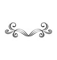decorative border page frame filigree divider vector image vector image