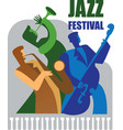 jazz festival vector image