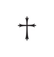 religious cross vector image