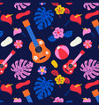 hand drawn hawaiian shirt pattern vector image
