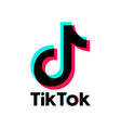astana kazakhstan -15 july 2020 tik tok icon vector image vector image